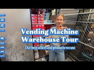 Small Vending Machine Business Warehouse Tour