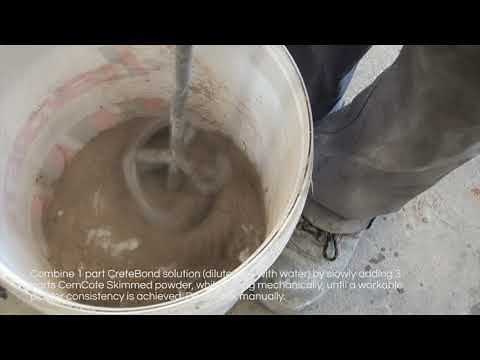 Cemcrete BaseCoat Paste over Polystyrene Overview Video