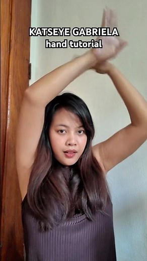 [hand tutorial] KATSEYE Gabriela hand tutorial slow #KATSEYE #katseye_gabriela #shorts