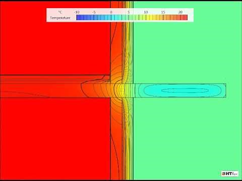 Thermal Simulation - Balcony without thermal break