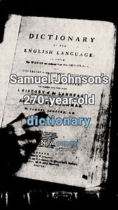 5.6K views · 53 reactions | $1,000 for a dictionary? Discover the fascinating story behind one of the most influential English dictionaries. Still curious? Read an article about Samuel Johnson's 1755 “Dictionary of the English Language”: https://www.newspapers.com/article/wausau-daily-herald-johnsons-dictionar/169780454/ | Newspapers.com | Facebook