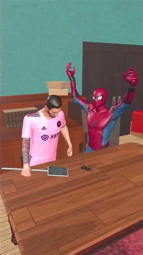 Enough - we are spiders too! 🕷 Spider-man and Lionel Messi #funny #animation #memes