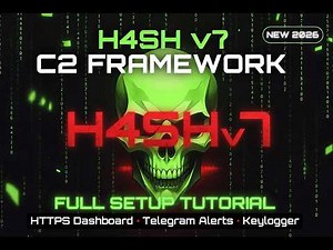 Full C2 Framework Setup 2026 — H4SH v7 (Stealer, HTTPS, Telegram, Keylogger, Chrome Harvest)