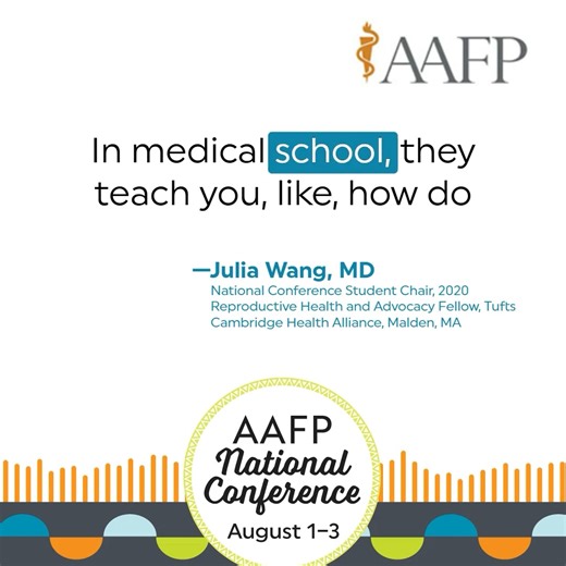 Celebrate 50 years of National Conference by looking back with some notable attendees. Dr. Julia Wang, former student chair, shares the key to her success. NC ’24 is where students and residents can unlock their futures: https://bit.ly/3UwhbfI | American Academy of Family Physicians (AAFP)