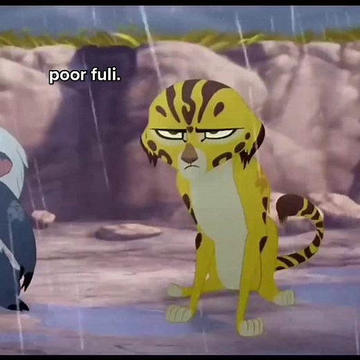 Fuli Lion King Edit - Poor Fuli's Dislike for Water 🦁 #CapCut #FuliCC #LionGuard