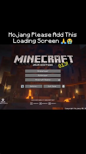 Mojang Please Add This Loading Screen 🙏😭