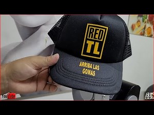 HOW TO PRINT CAPS AND VISORS WITH TEXTILE VINYL "A WONDER"