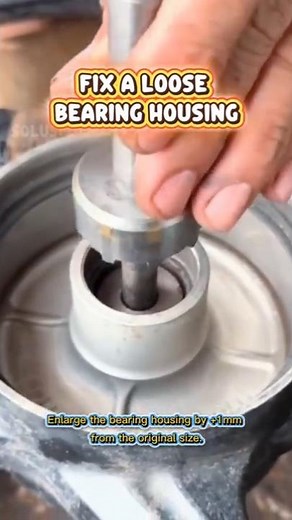 How to Fix a Loose Bearing Housing | Simple Precision Repair Trick