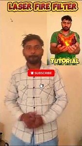 laser fire on eyes effect | Laser fire Filter | #laser #laserfilter @GenZEffects