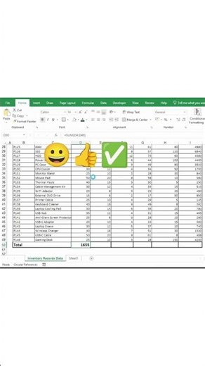 Excel Sum Shortcut Key | Sum Numbers In Second