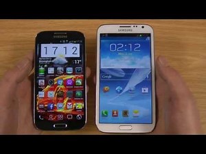 Samsung Galaxy S4 vs Note 2 Comparison Review