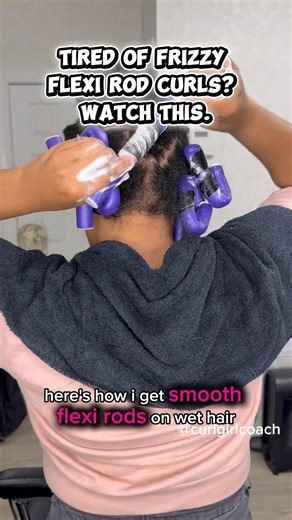 How to Get Smooth Flexi Rod Curls on Wet Natural Hair