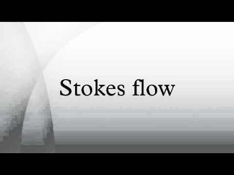 Stokes flow