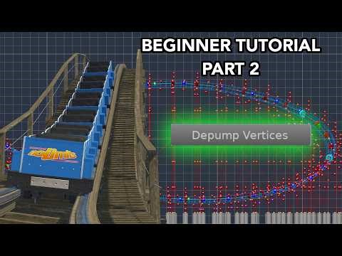 NoLimits 2 Tutorial (Part 2) - Track Shaping Using Dempump Tool
