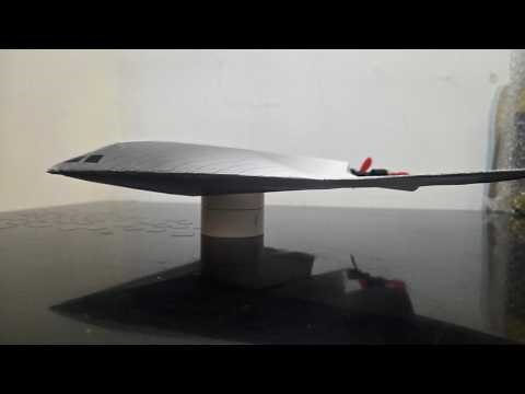 B2 Bomber(3D) paperplane with Powerup 4.0 kit
