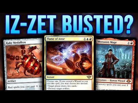 IZ-ZET BUSTED? Modern Ruby Storm with Ral, Monsoon Mage & Flame of Anor | Magic: The Gathering MTG