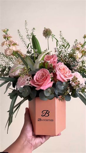 Big flower box energy ✨ Flowers that look good anywhere—window, desk, hallway. Place it anywhere. Enjoy it anytime. #BloomThis #CreatingMoments | BloomThis | Facebook