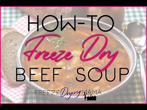 How To Freeze Dry Vegetable Beef Soup
