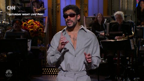 Bad Bunny bills Super Bowl performance during SNL