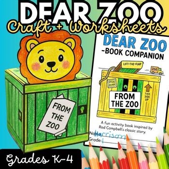 Dear Zoo Book Companion Activities | Reading, Writing & Craft for K–3