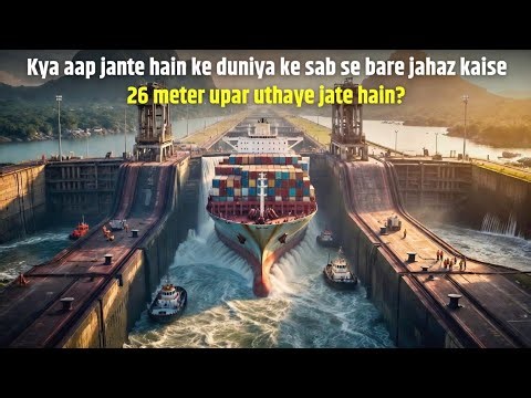 Panama Canal Explained: How Giant Ships Are Lifted 26 Meters Between Two Oceans | Engineering Wonder