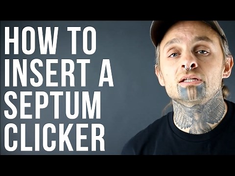 How to Insert a Septum Clicker! | UrbanBodyJewelry.com