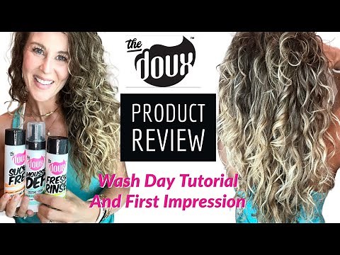 The Doux Product Review & Tutorial - Mousse Def, Shampoo & Condition