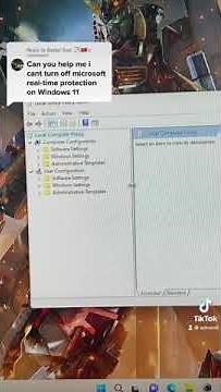 Turn off Microsoft Real Time Protection on Windows 11! 🛡
