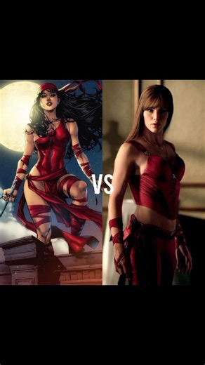 Elektra Comics vs Elektra Movie #marvel #daredevil #elektra #mcu