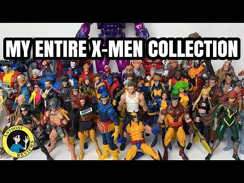 My Entire Hasbro Marvel Legends X-men Action Figure Collection!