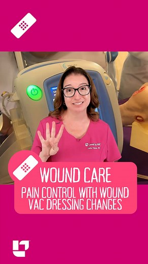 1.2K views | Let’s talk pain control during wound VAC dressing...