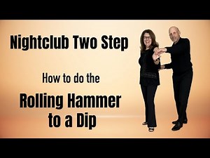 How to do a Rolling Hammer to a Dip in Nightclub Two Step Dance #learntodance #nightclubdancemoves