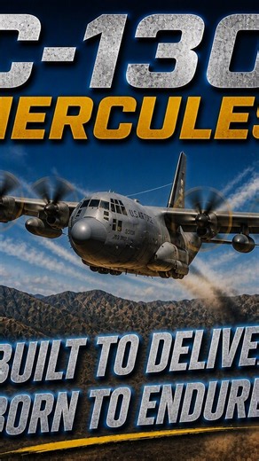 C-130 Hercules heavy lift takeoff #aviation #c130 #usaf