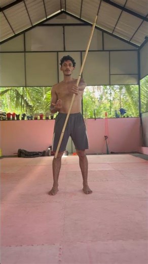 Stick rotation tutorial part 1. #tutorial #martialarts #workout #kerala #fitness #reels