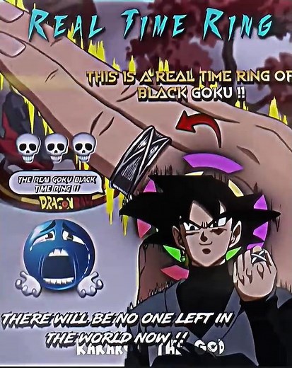 GOKU BLACK REAL TIME RING 💀