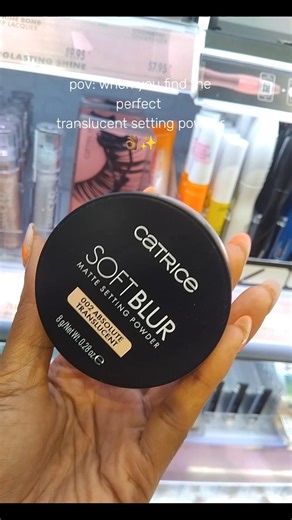 pov: when you find the perfect translucent setting powder 👌🏾✨️ #catricecosmetics #translucentpowder