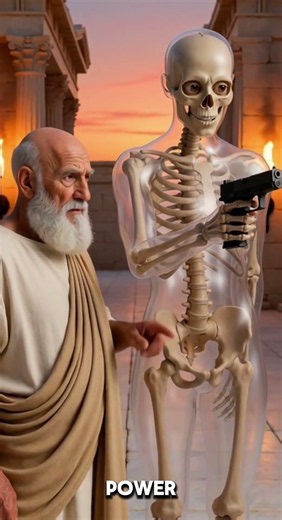 What If You Had a Gun in Ancient Greece? #facts #animation #skeleton