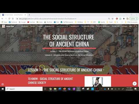 The Social Structure of Ancient China