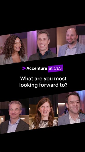 Accenture on Instagram: "Do you know what new tech is making waves at @CES? We’re talking to leaders about the year’s biggest, brightest and boldest innovations, including consumer trends in AI, physical AI and quantum computing. Stay tuned for more highlights as we ask leaders what’s inspiring them—and what businesses can take away from the CES experience. #CES2026 [Video description: Interview video where Accenture leaders reveal the most exciting technologies at this year's Consumer Electroni