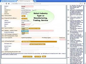 PMEGP e-Tracking Online Application fillup Video Tutorial for Individual Applicant