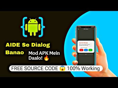 AIDE Se Checkbox Dialog Banao + Kisi Bhi Mod APK Mein Daalo! 😱 Free Source Code