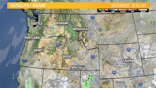 A storm moving through Nevada will lead to snow showers in the Magic Valley and Sun Valley areas, but sunshine and breezy conditions in the Treasure Valley and McCall area. More typical March weather. www.ktvb.com/weather | KTVB