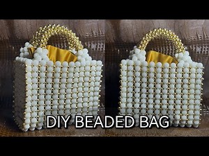 How to make a beaded bag at home for beginners