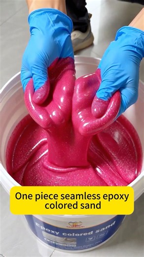 Integrated seamless floor, non-slip, dirt-resistant and wear-resistant.#epoxy #foryou #renovation