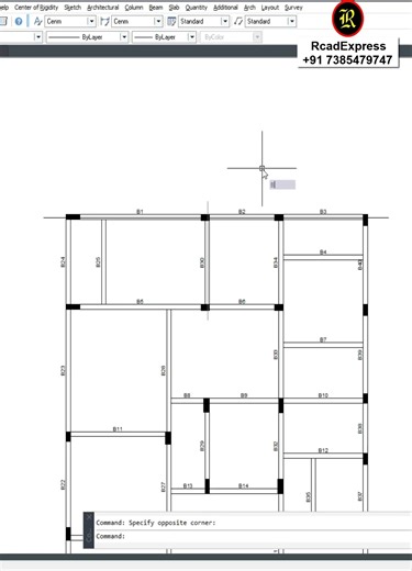 Auto-Generate Beam Section Type 2 in AutoCAD l RcadExpress