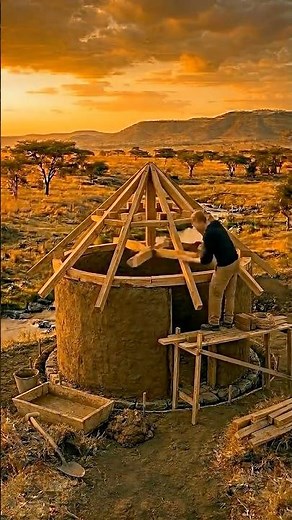 I Built a Traditional African Hut