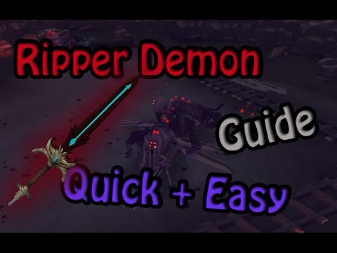 Runescape - Ripper Demon Guide l 120+ Kills / HR