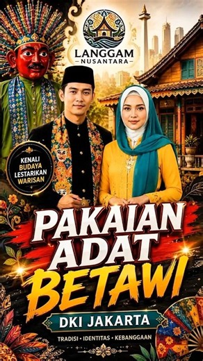 Pakaian Adat Betawi DKI Jakarta 🇮🇩 | Warisan Budaya yang Penuh Makna!