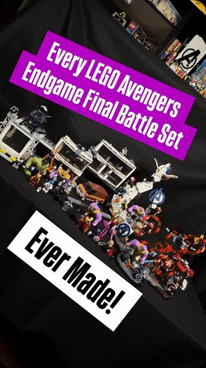 18 reactions | Every LEGO Avengers: Endgame Final Battle Set Ever Made  Which one of these do you think was the best? #lego #legomarvel #legocollector #legocollection #legoreview #mcu #marvel #avengers #avengersendgame | Minisuperheroestoday | Facebook