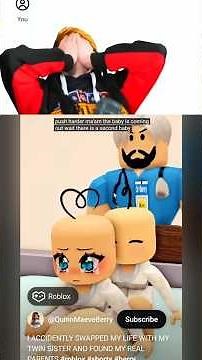 KreekCraft Reacts to swapped life with Roblox sister 💀